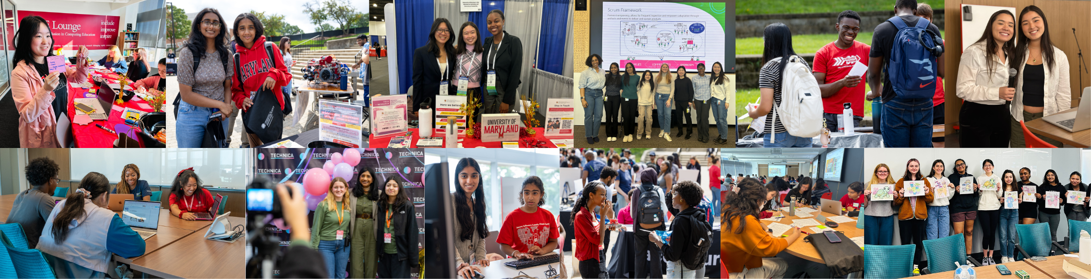 Collage of student images