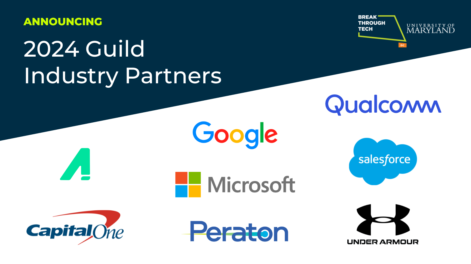 2024 Break Through Tech DC Guild Industry Partner logos